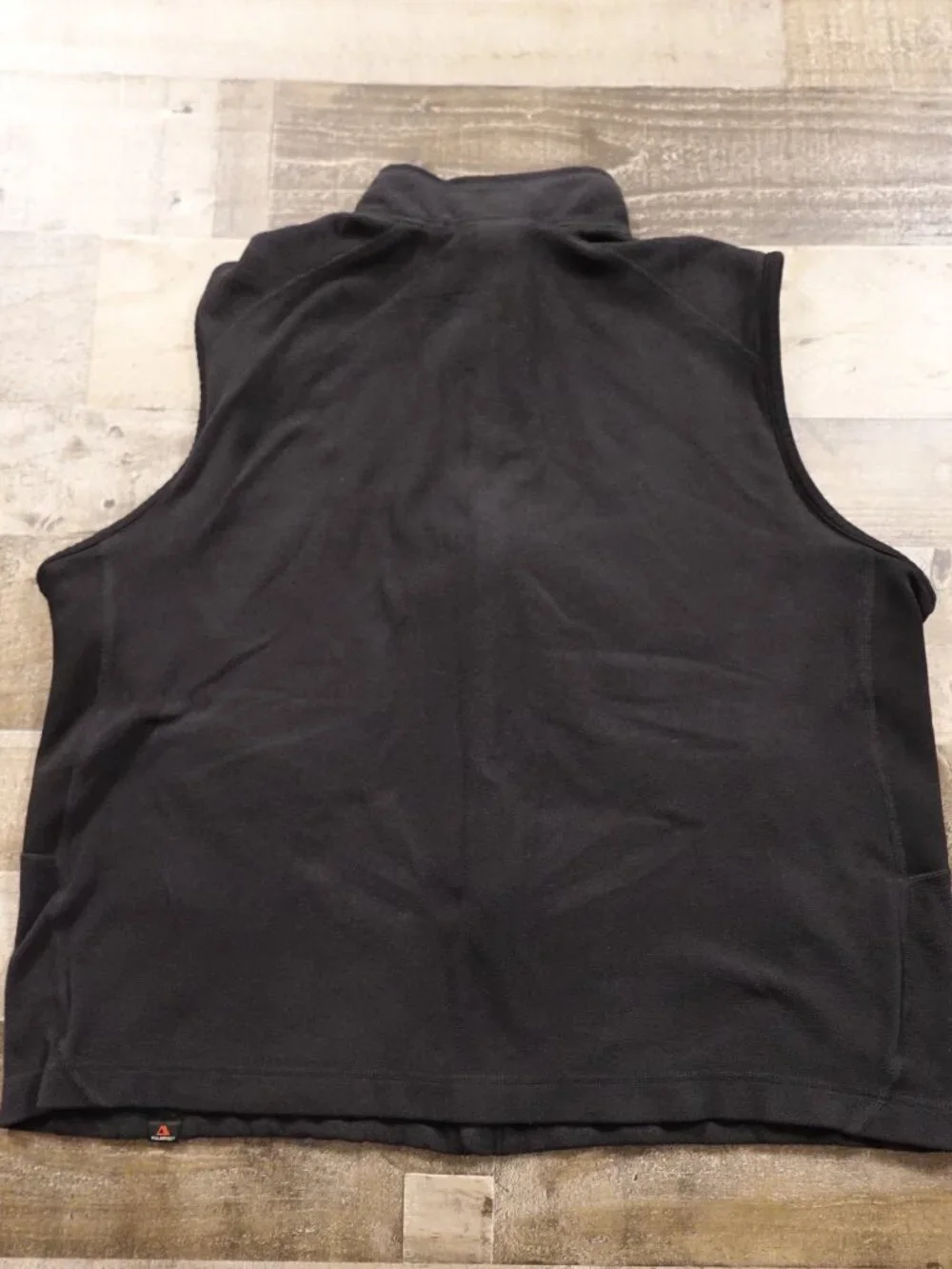 The‎ North Face Polartec Fleece Vest Men’s XL Black Full Zip Outdoor Hiking
